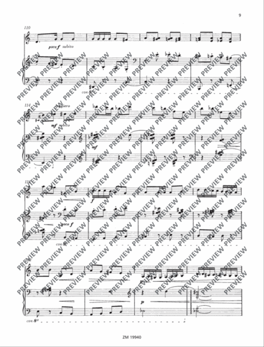Suite Piano Accompaniment scores gallery preview page 10