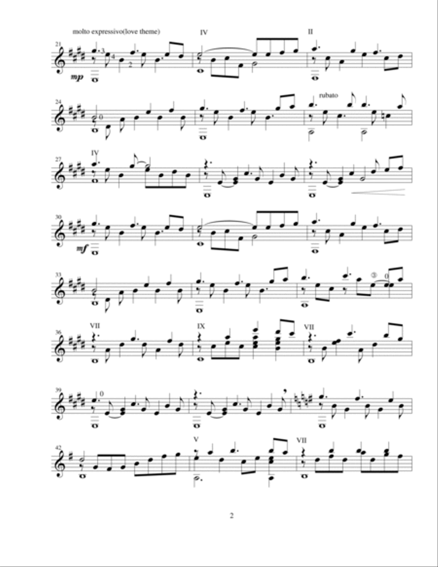 Song Without Words No. 2 Guitar Solo scores gallery preview page 3