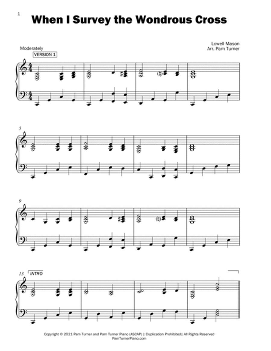 Congregational Style Hymns Vol. 1: 25 Intermediate Piano Stylings in Lower Keys image number null
