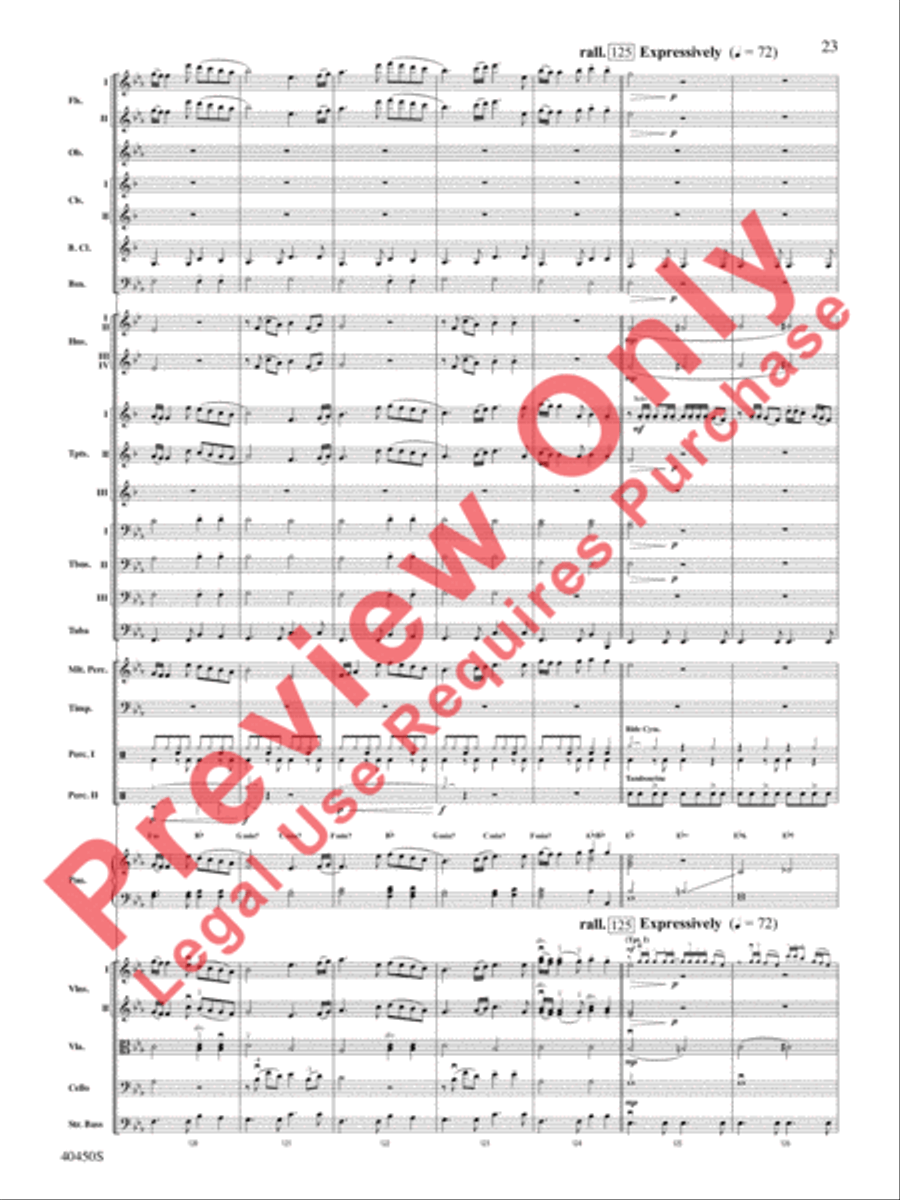 A Whitney Houston Tribute Full Orchestra scores gallery preview page 24