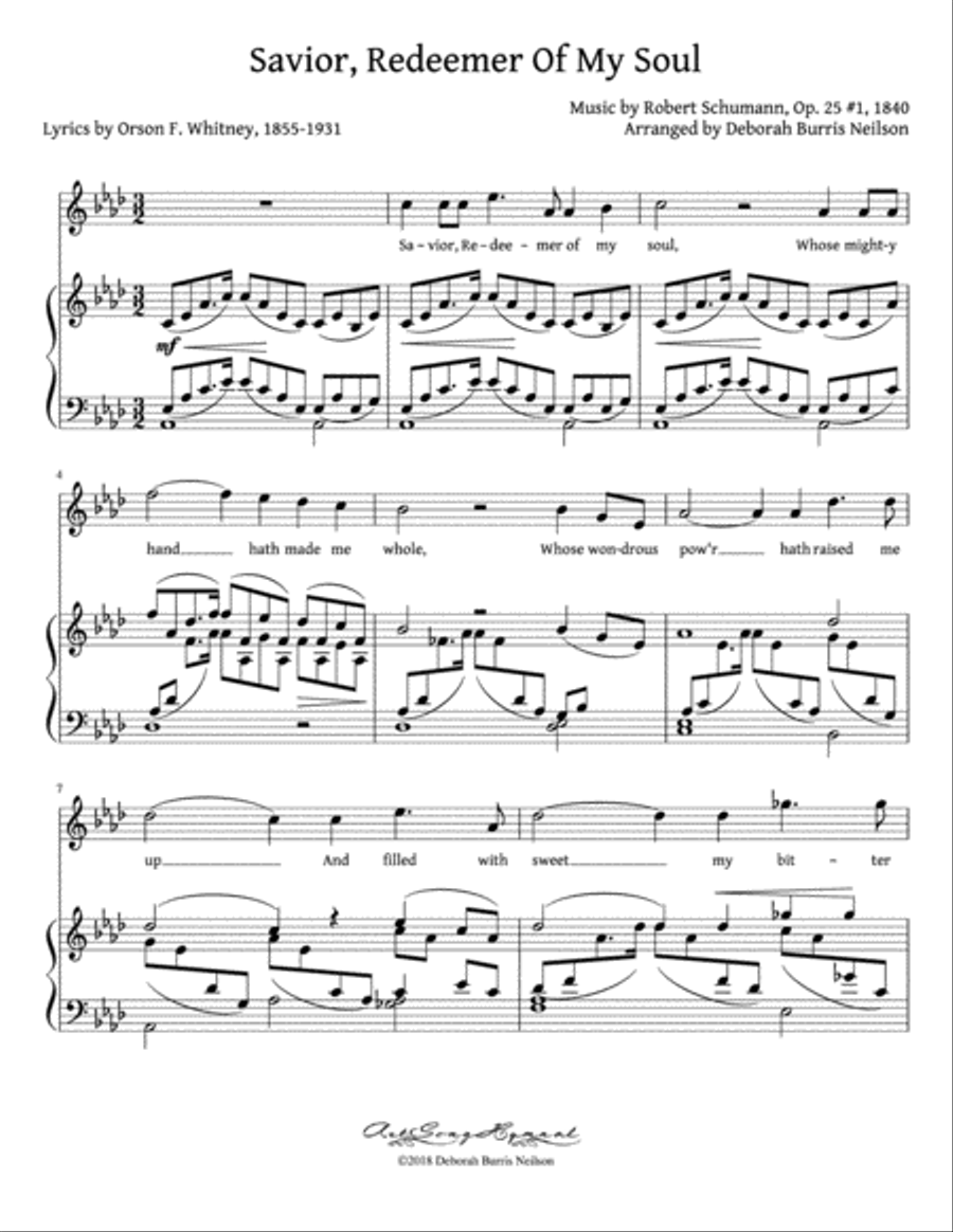 Savior, Redeemer Of My Soul / Robert Schumann's 
