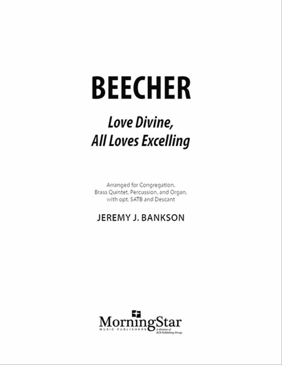 BEECHER 4-Part scores gallery preview page 3
