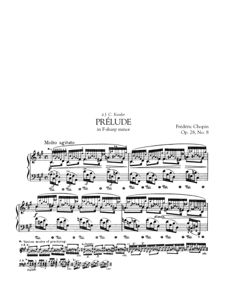 Prélude in F-sharp minor, Op. 28, No. 8