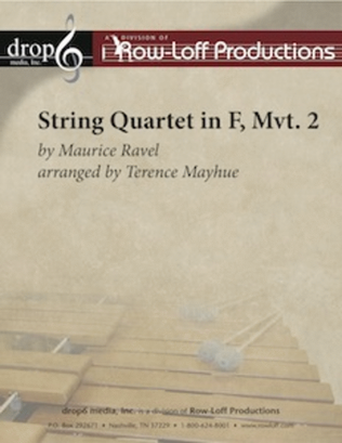 Book cover for String Quartet in F, Mvt.2