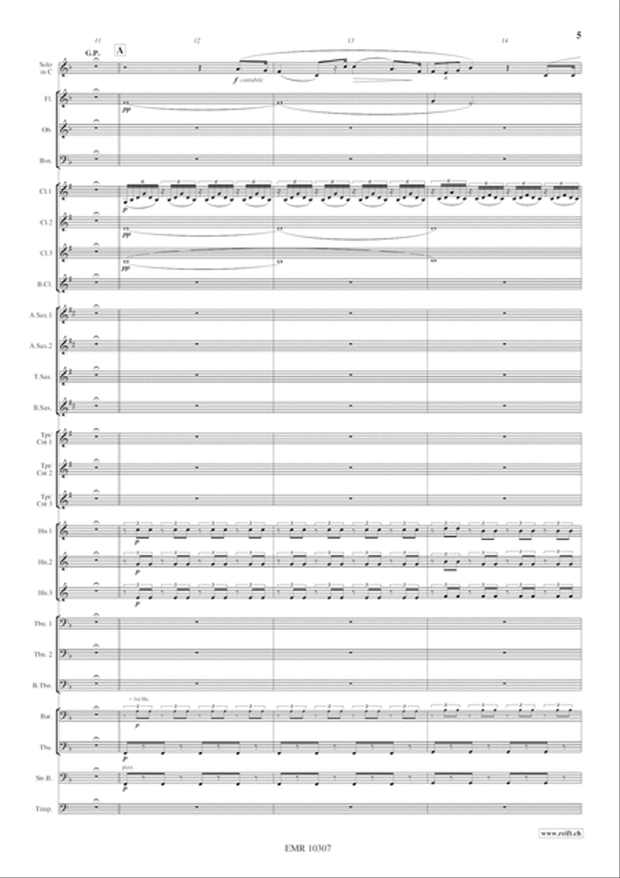Chorus Of Hebrew Slaves Concert Band scores gallery preview page 6