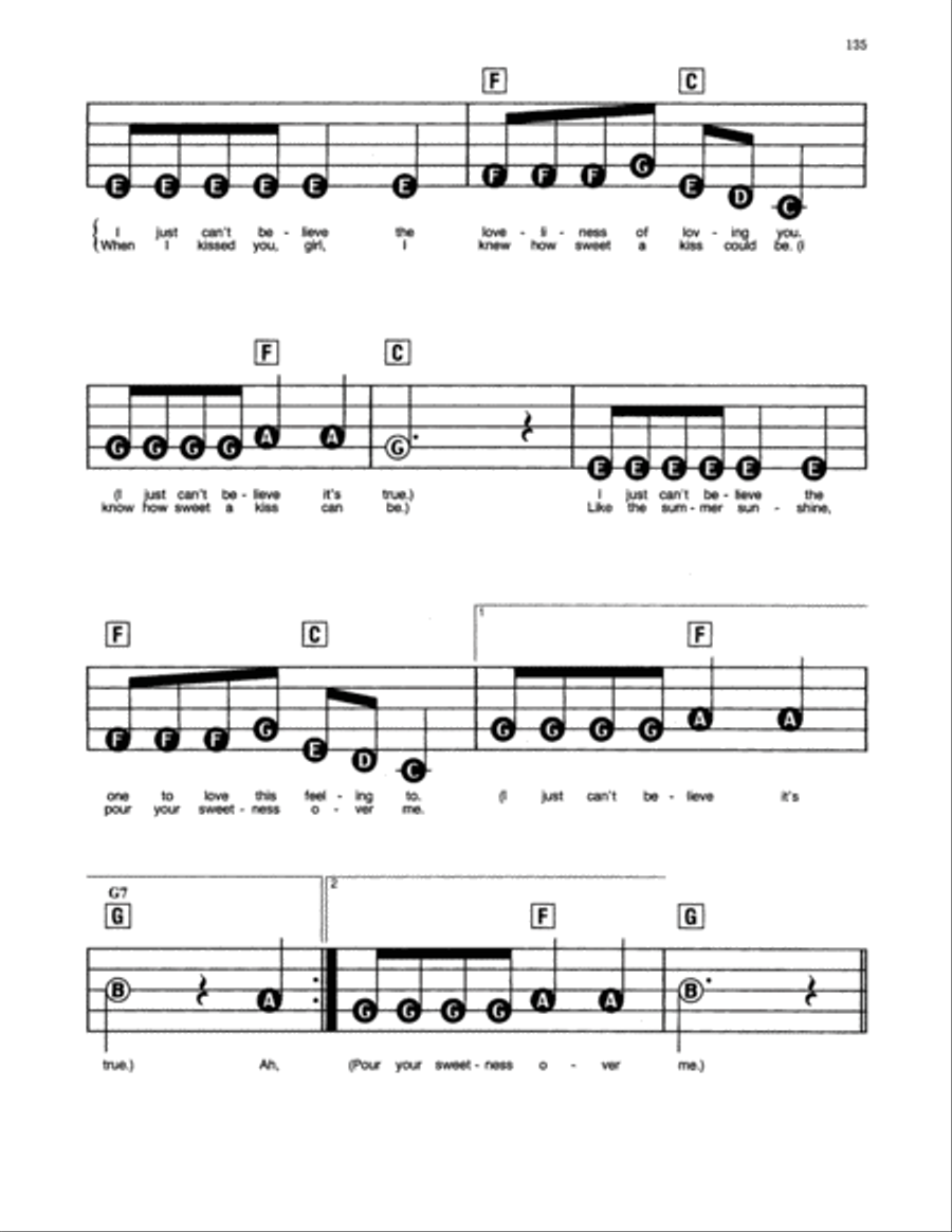Sugar, Sugar Sugar, Sugar Electronic Keyboard scores gallery preview page 2