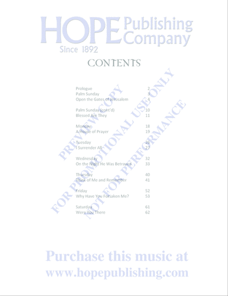 The Seven Last Days 4-Part scores gallery preview page 4
