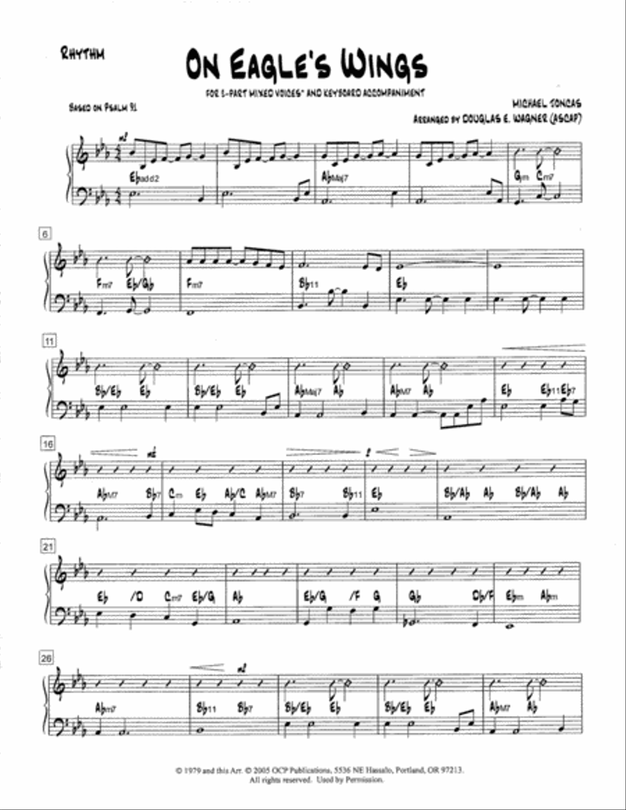 On Eagle's Wings On Eagle's Wings 4-Part scores gallery preview page 3