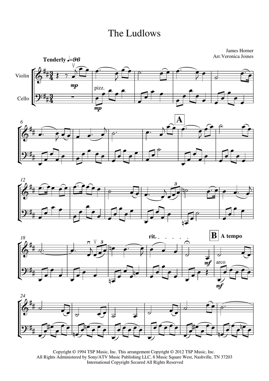 The Ludlows String Duet scores gallery preview page 2