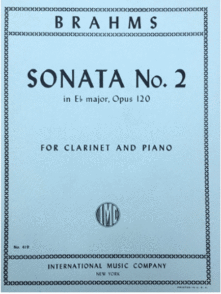 Sonata No. 2 in E flat major, Op. 120