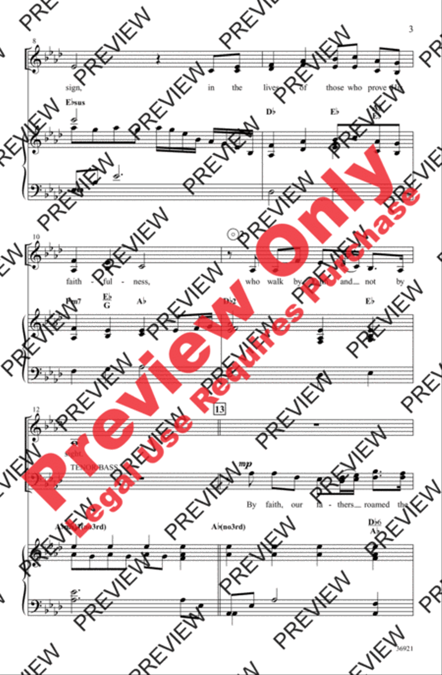 By Faith 4-Part scores gallery preview page 3