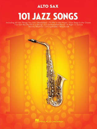 Book cover for 101 Jazz Songs for Alto Sax