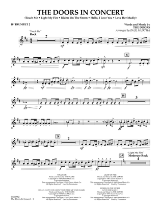The Doors in Concert (arr. Paul Murtha) - Bb Trumpet 2