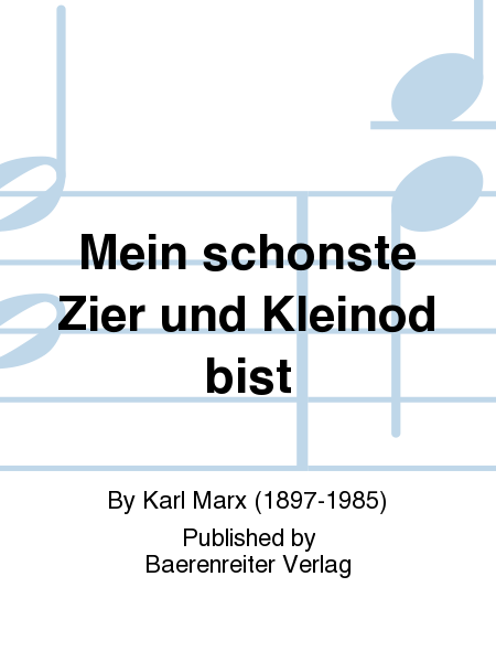 Mein schönste Zier und Kleinod bist (1953)