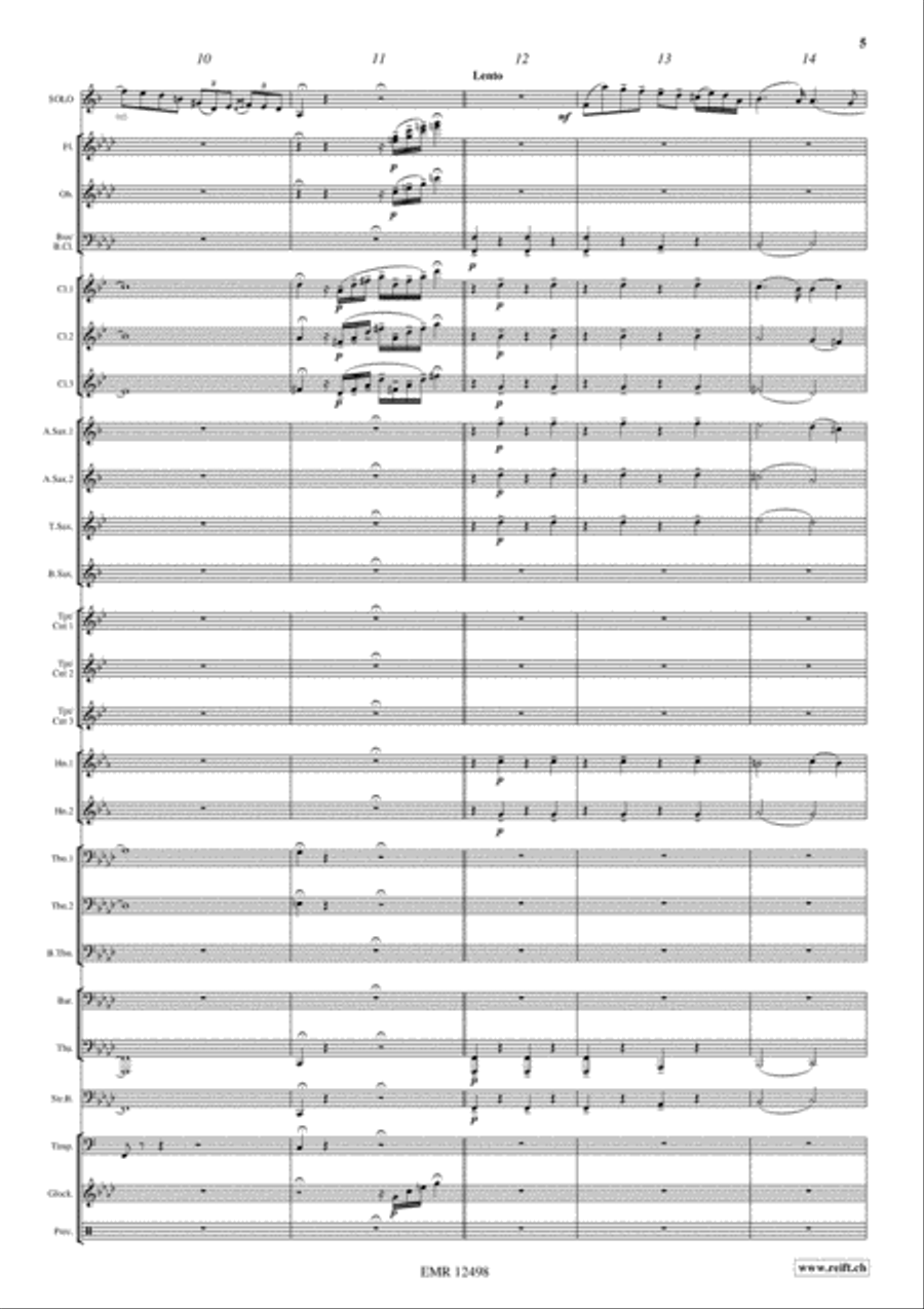 Zigeunerweisen Concert Band scores gallery preview page 6
