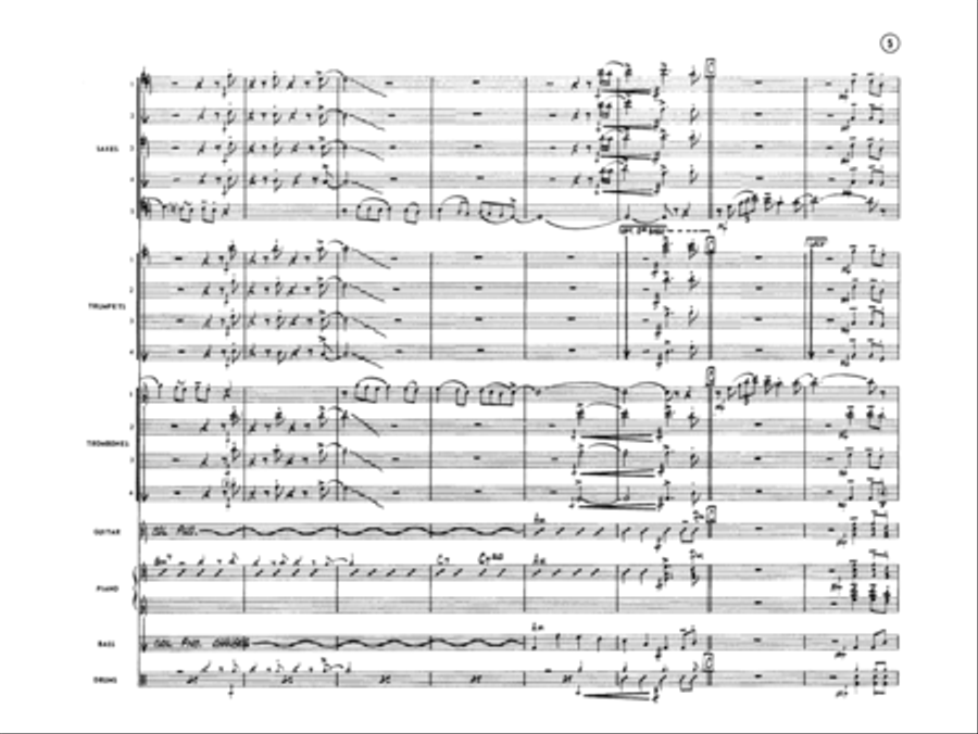 Superbone Meets The Badman Jazz Ensemble scores gallery preview page 6