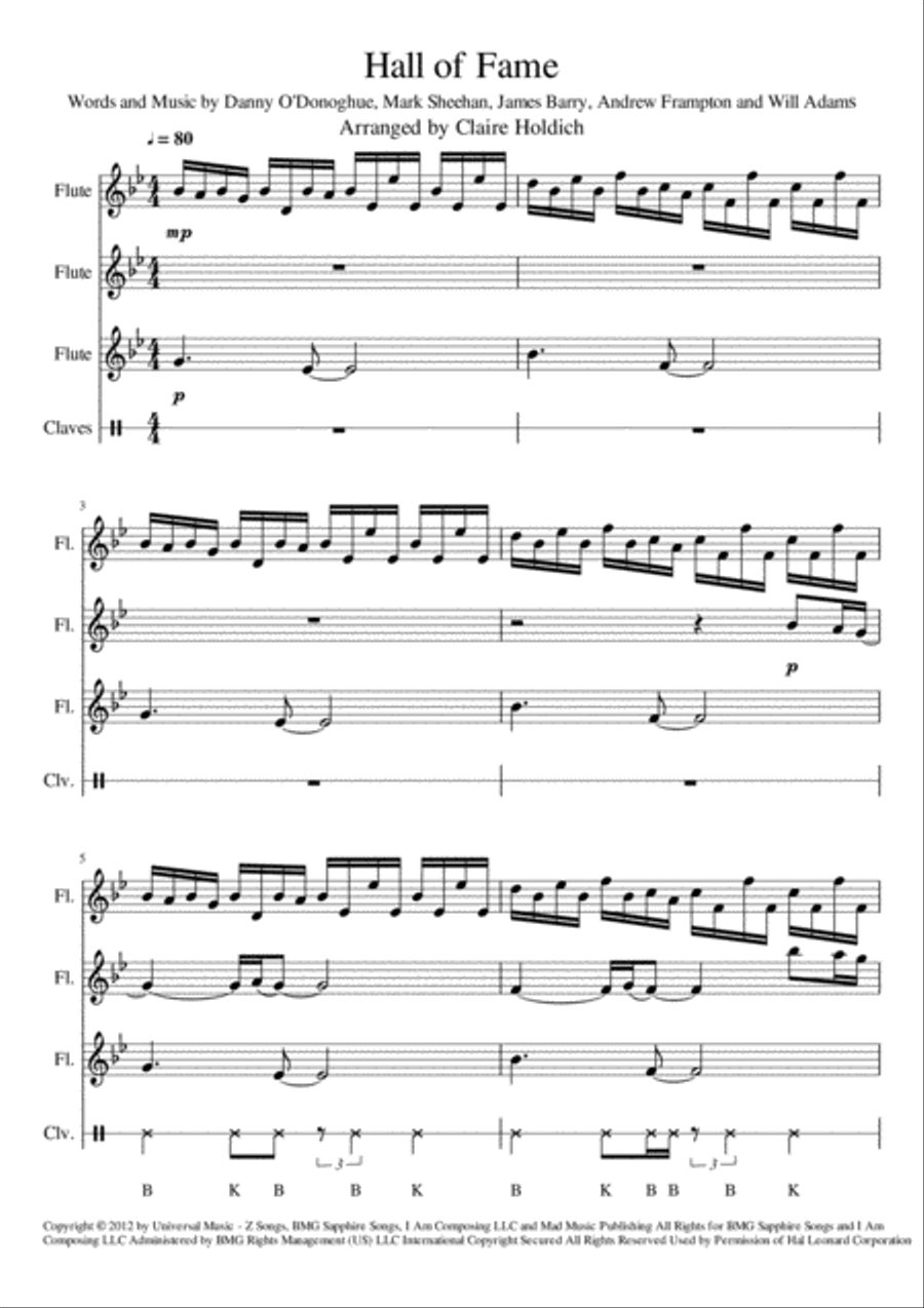 Hall Of Fame Woodwind Trio scores gallery preview page 2
