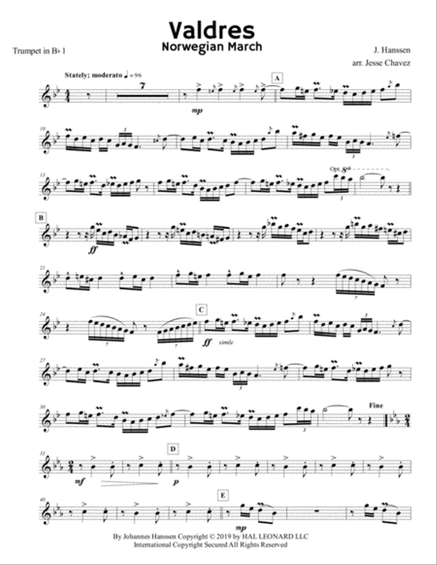 Valdres Valdres Brass Ensemble scores gallery preview page 6