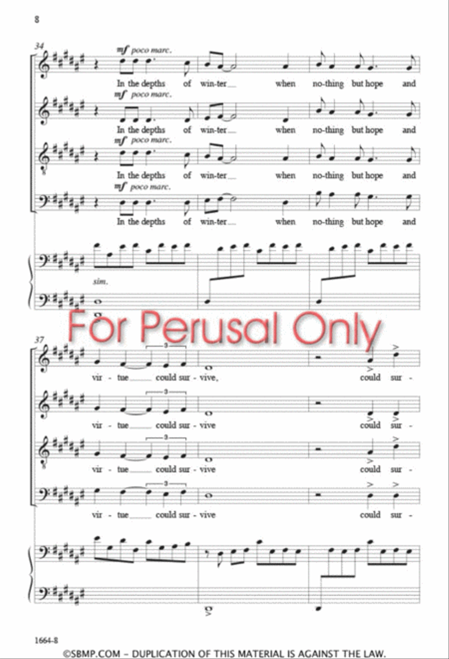 Light the World 4-Part scores gallery preview page 7