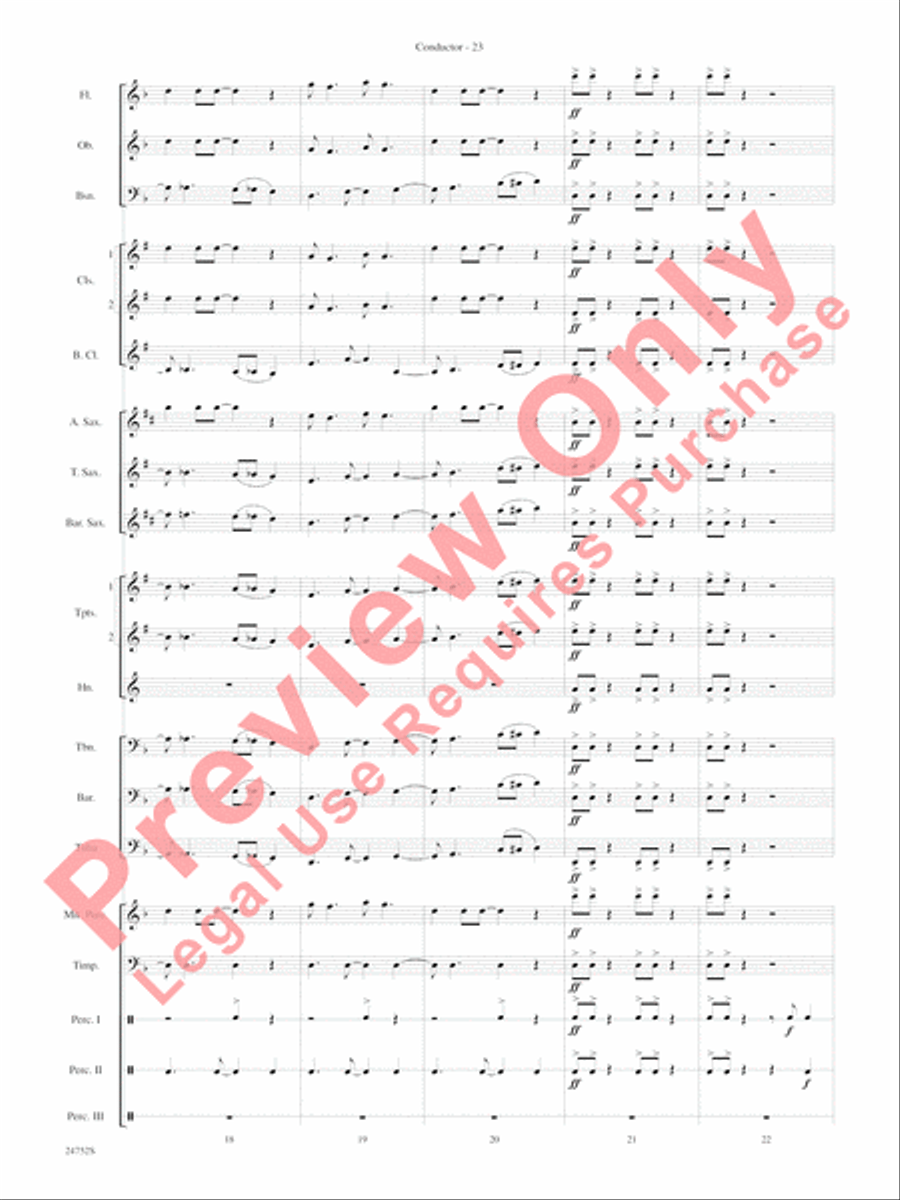 Charlie and the Chocolate Factory, Suite from Concert Band scores gallery preview page 26