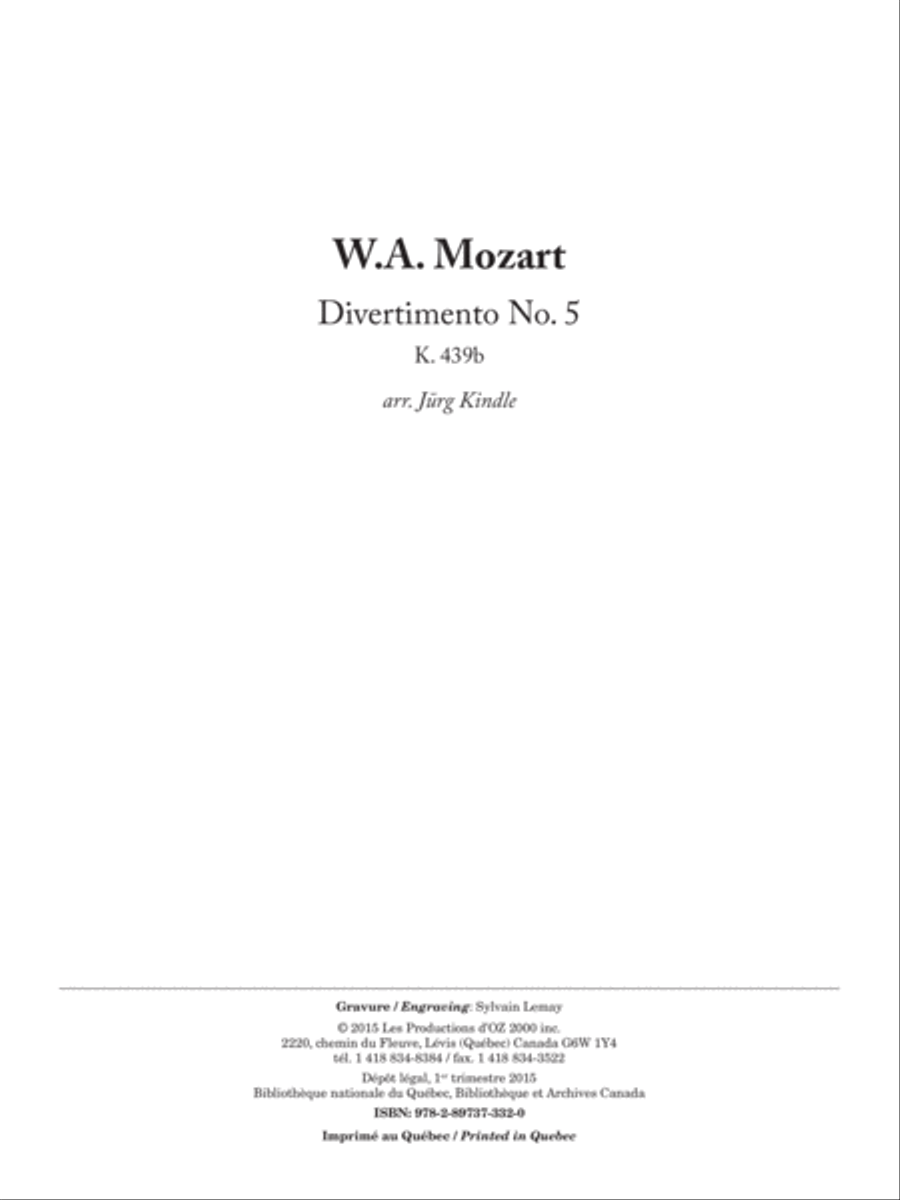 Divertimento No. 5 Divertimento No. 5 Guitar Ensemble scores gallery preview page 2