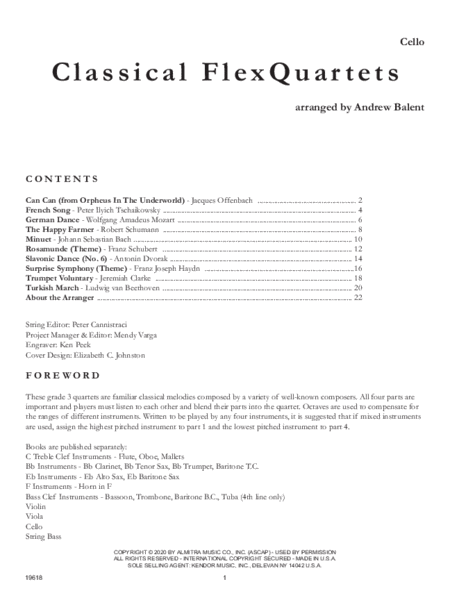 Classical FlexQuartets - Cello