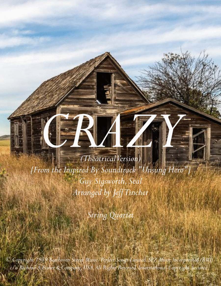 Crazy Crazy String Quartet scores gallery preview page 1