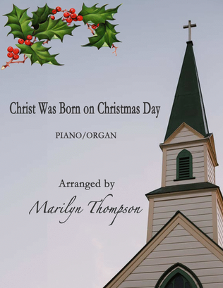 Christ Was Born on Christmas Day--Piano/Organ Duet.pdf