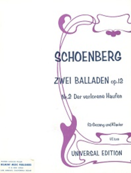 Ballad: Der Verlorene Haufen, Op. 12 image number null
