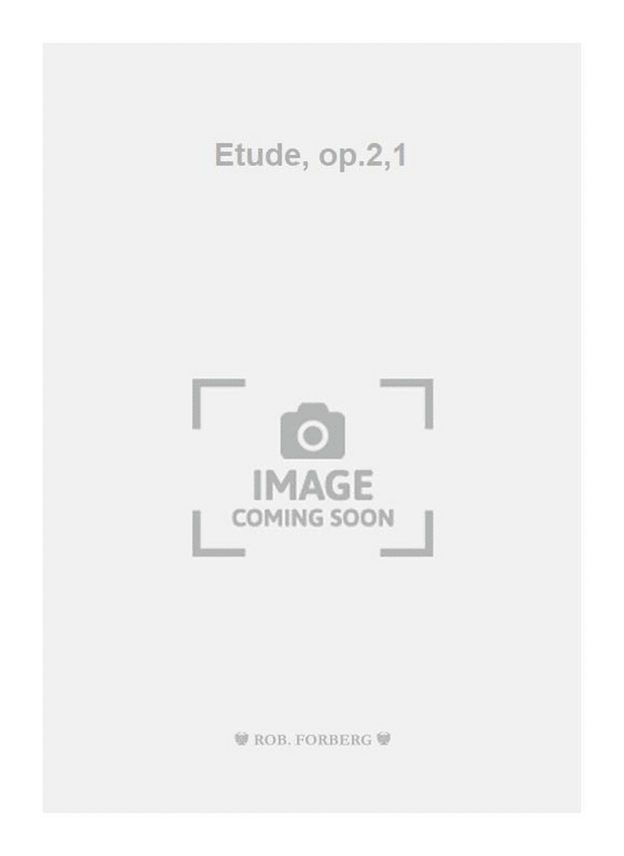 Etude, op.2,1 Piano Accompaniment scores gallery preview page 1