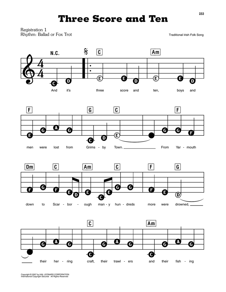 Three Score And Ten
