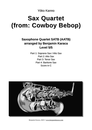 Book cover for Sax Quartet