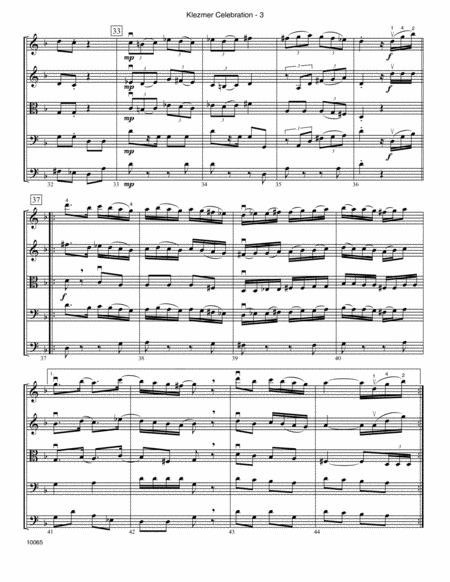 Klezmer Celebration (based on Ternovka Sher) (Senior Edition) - Full Score