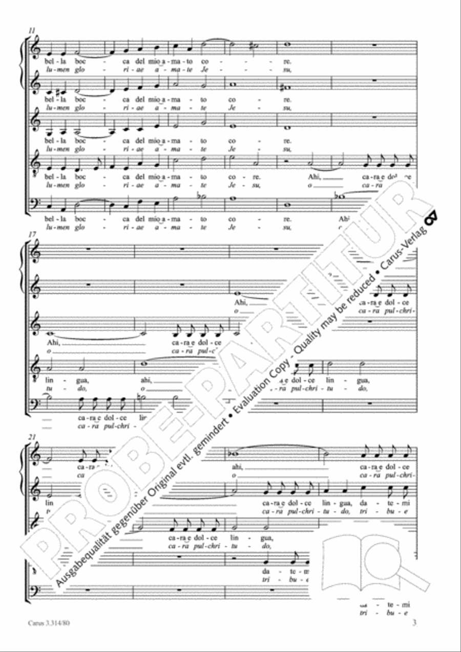 Si, chio vorrei morire SV 89 SSATB scores gallery preview page 4