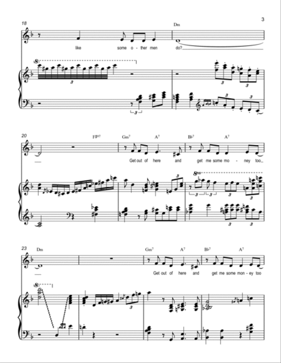 Why Don't You Do Right Voice scores gallery preview page 3