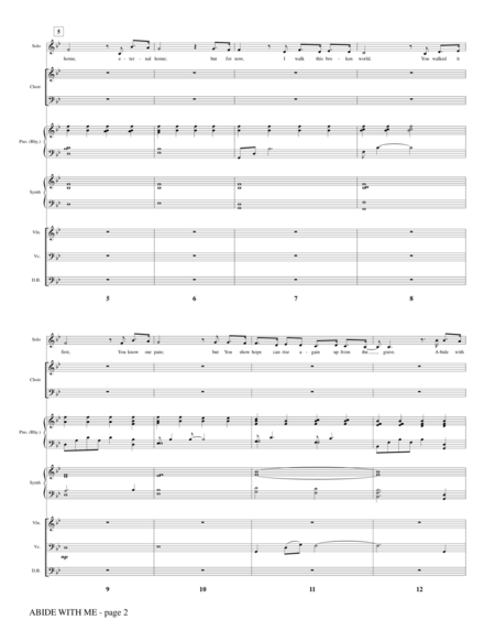 Abide with Me - Full Score
