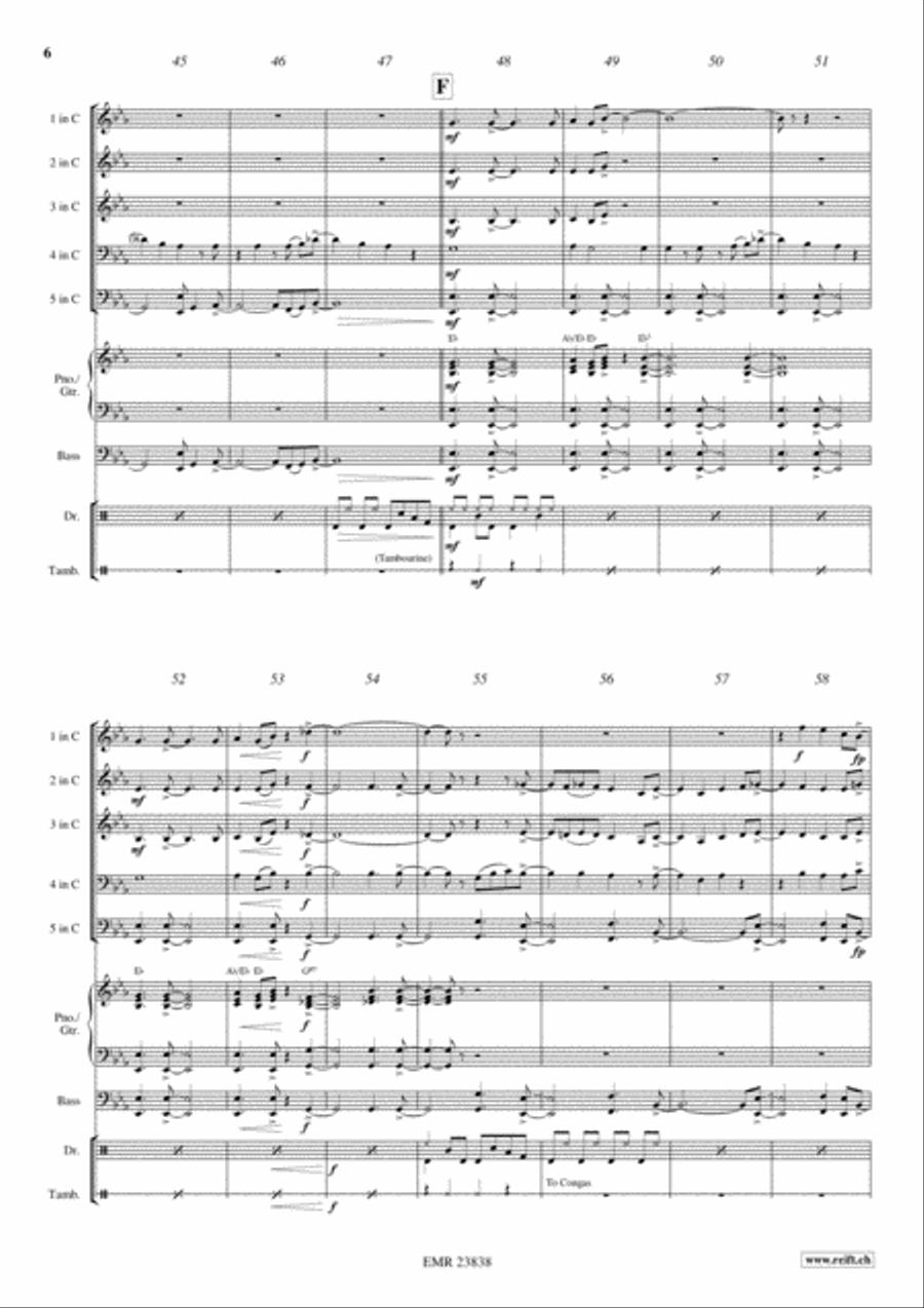 Birdland Birdland Woodwind Quintet scores gallery preview page 6