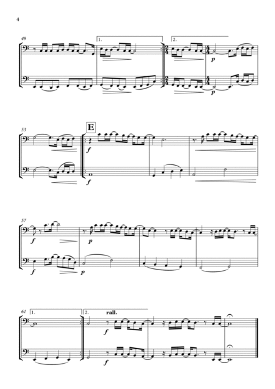 Goodness Of God Brass Duet scores gallery preview page 4