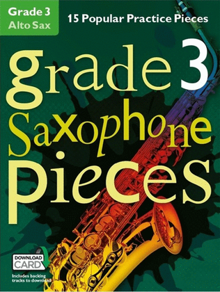 Book cover for Grade 3 Alto Saxophone Pieces