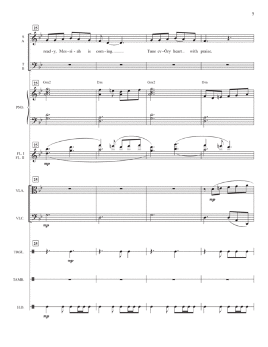 An Advent Awakening - Full Score Choir scores gallery preview page 7
