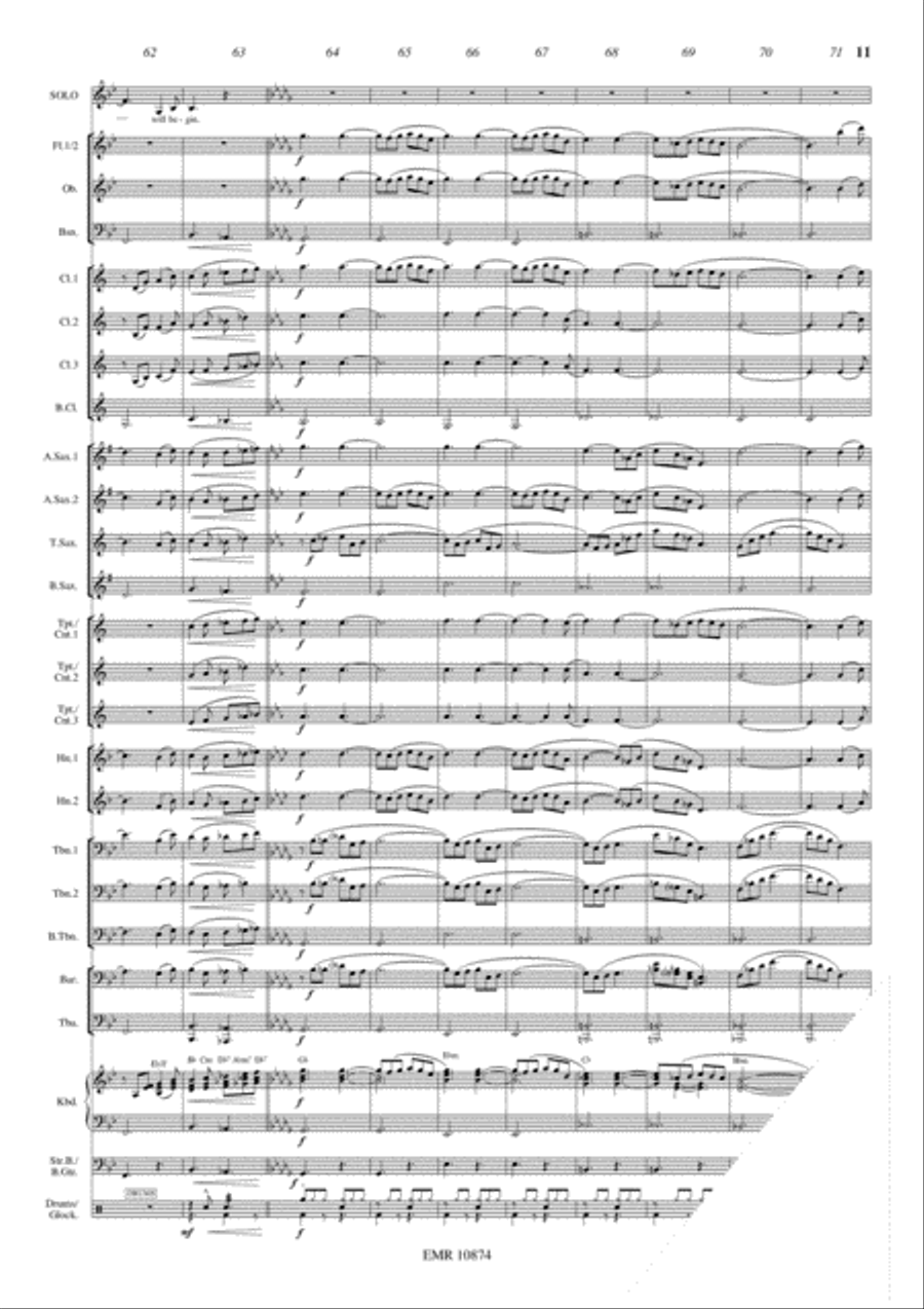 Memory Concert Band scores gallery preview page 12