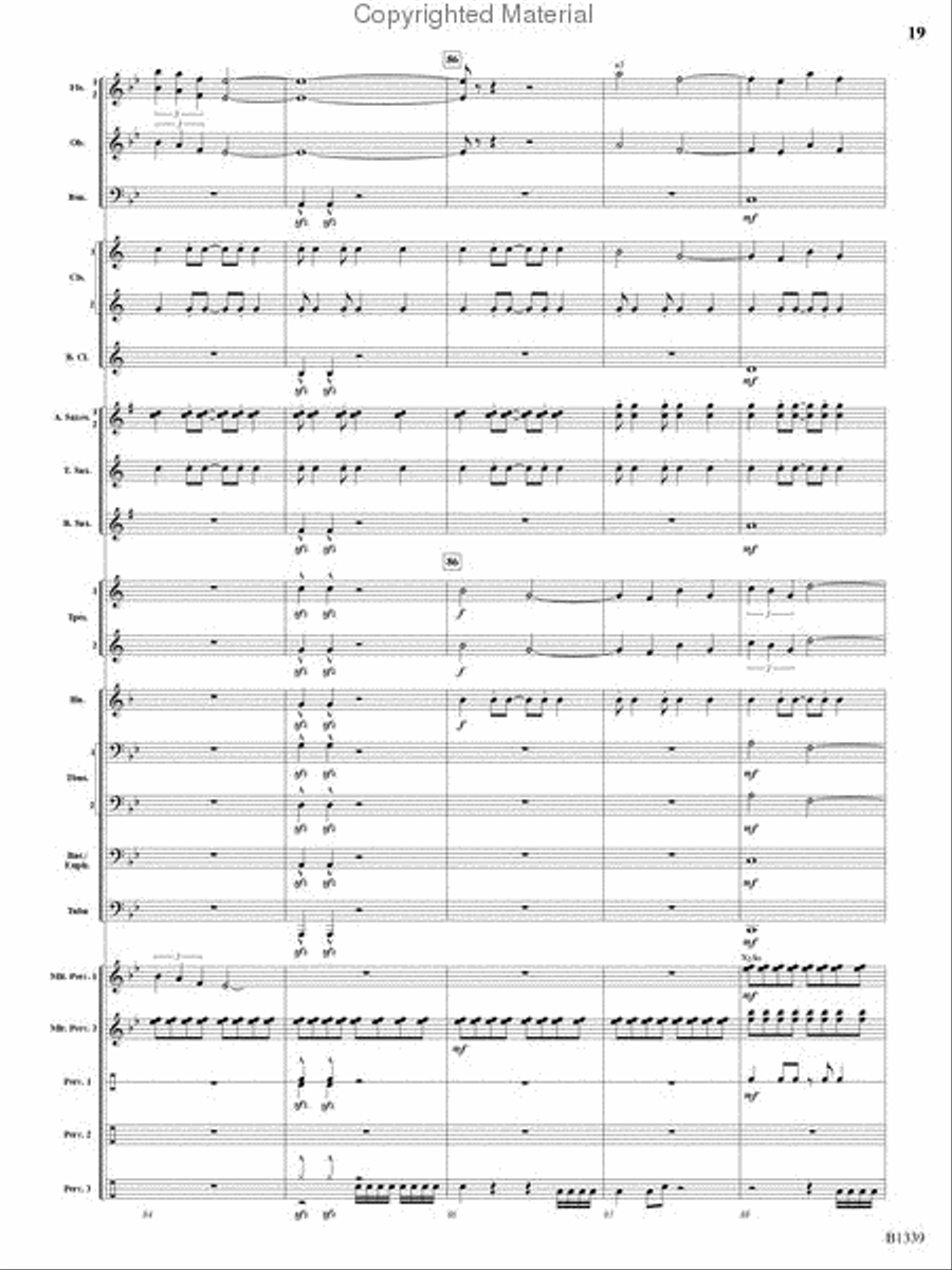 The Impossible Machine Concert Band scores gallery preview page 18