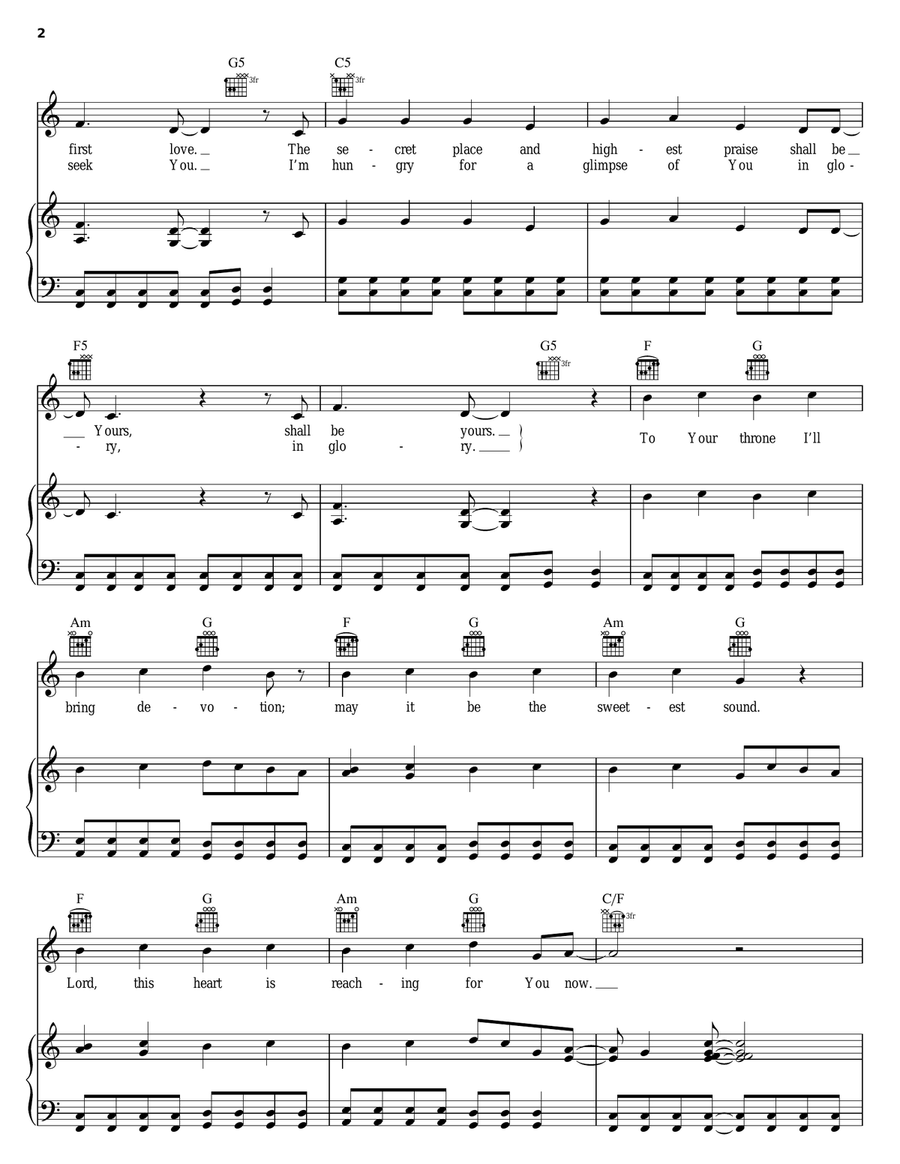 Jesus, You Alone Jesus, You Alone Guitar scores gallery preview page 2