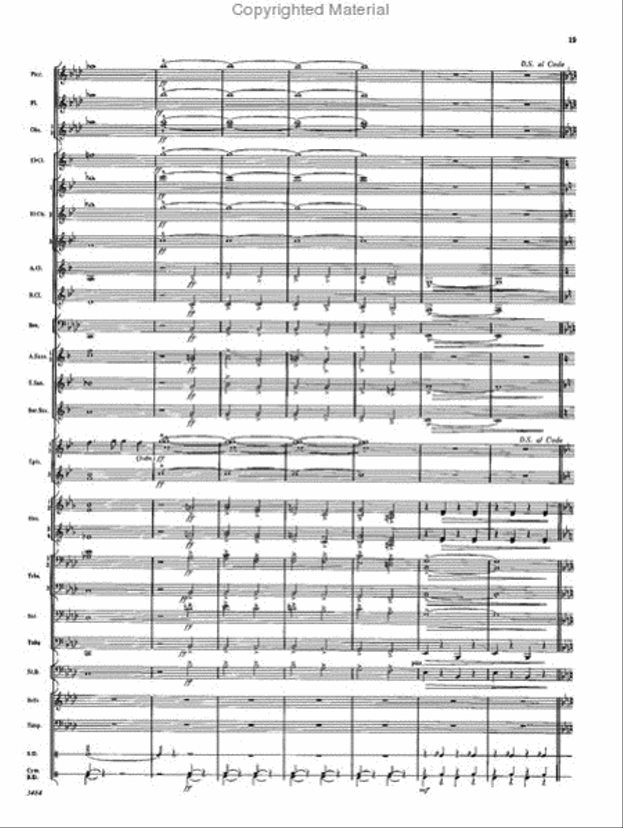 The Americans The Americans Concert Band scores gallery preview page 18