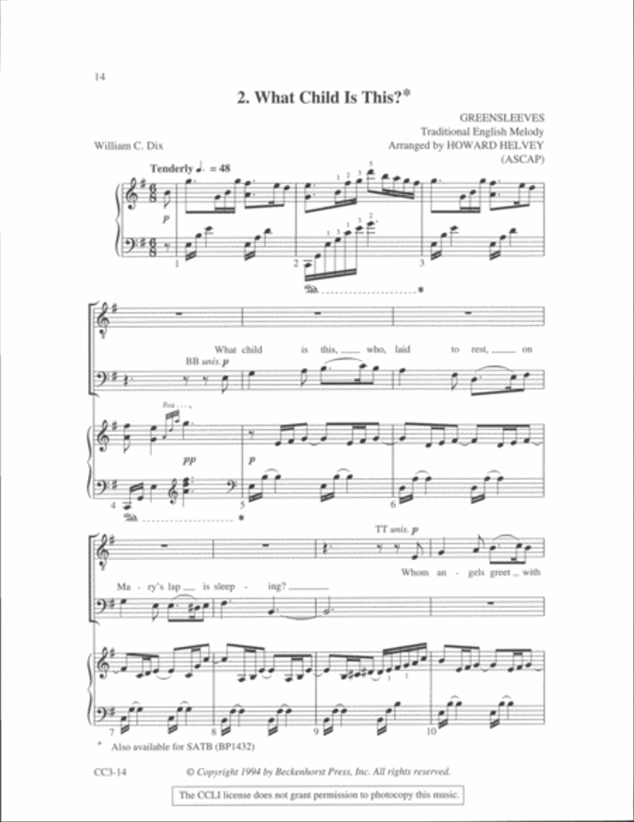 Small Choir Collection - Christmas Glory! TTBB TTBB scores gallery preview page 5