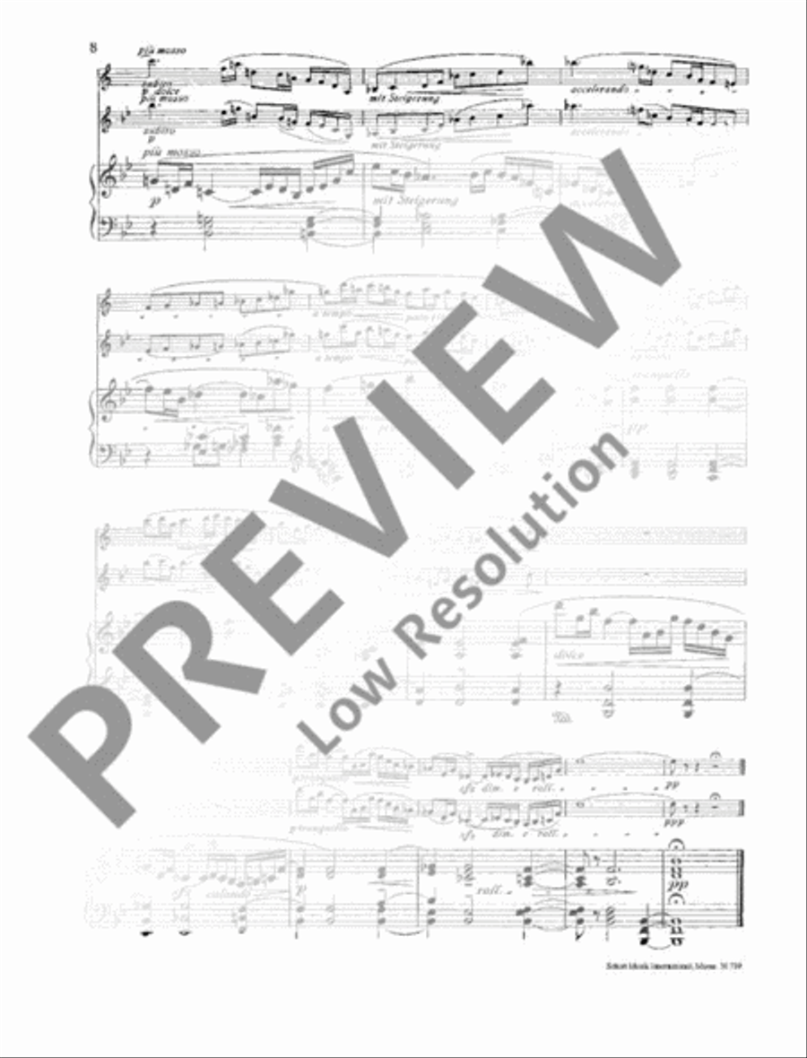 5 Tongedichte Clarinet scores gallery preview page 9