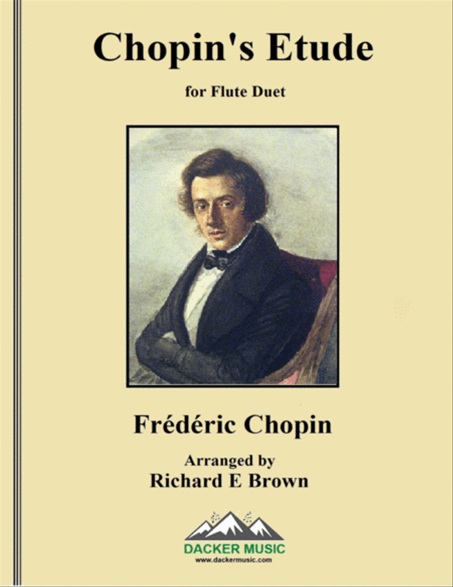 Chopin's Etude - Flute Duet Flute Duet scores gallery preview page 1