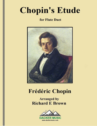 Book cover for Chopin's Etude - Flute Duet