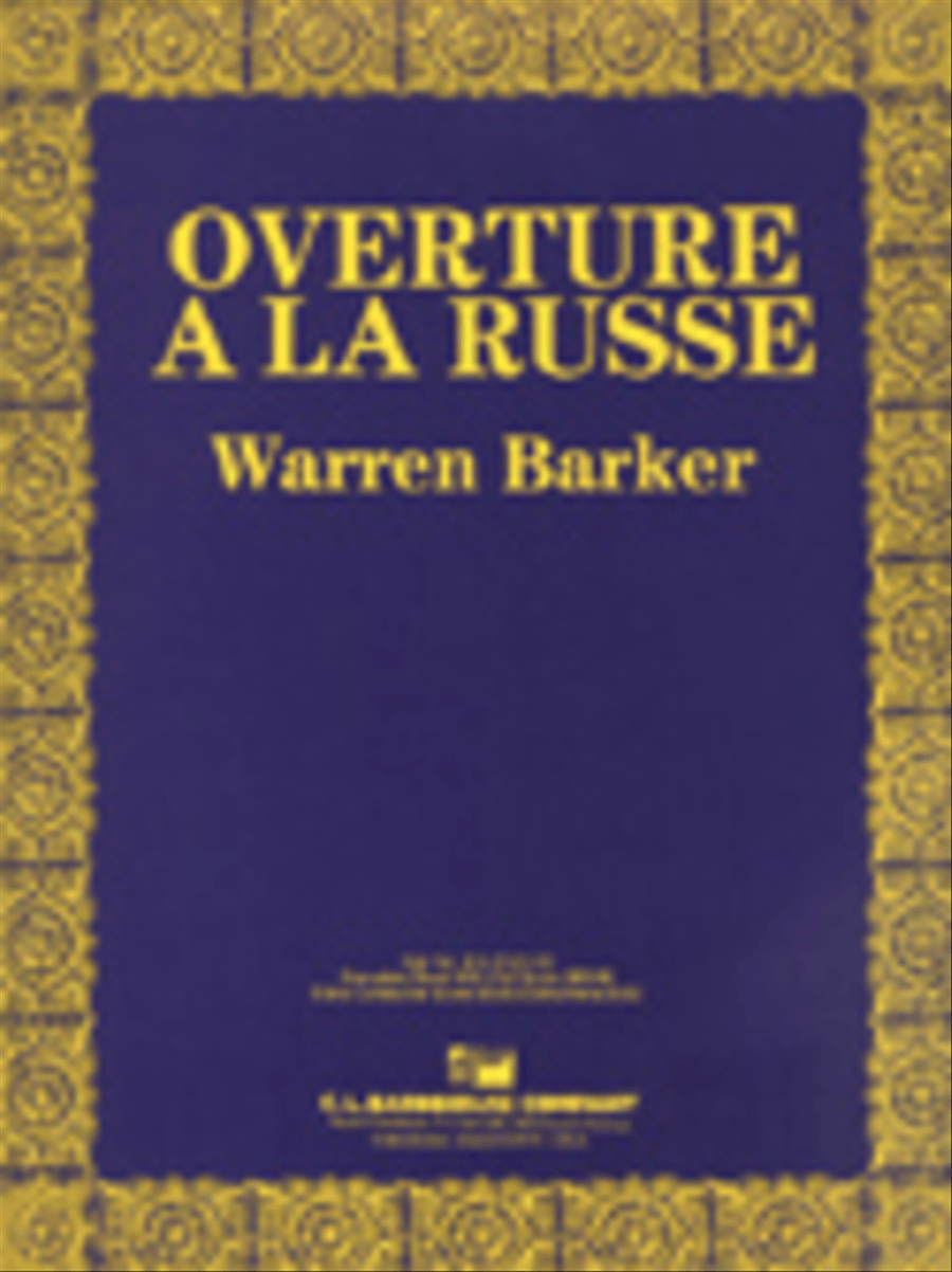 Overture A La Russe Concert Band scores gallery preview page 1