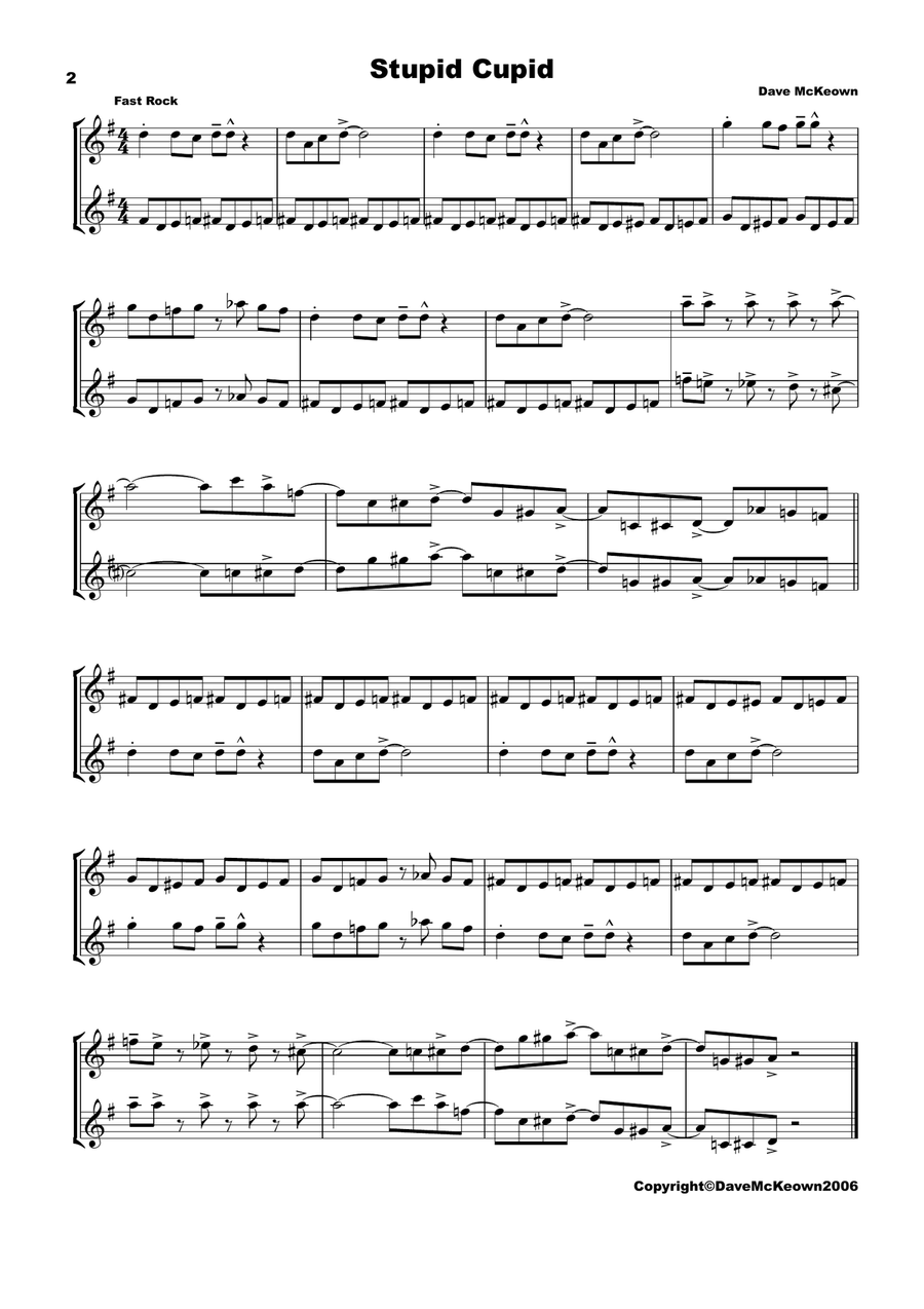 10 Blues Duets for Alto Saxophone Woodwind Duet scores gallery preview page 2